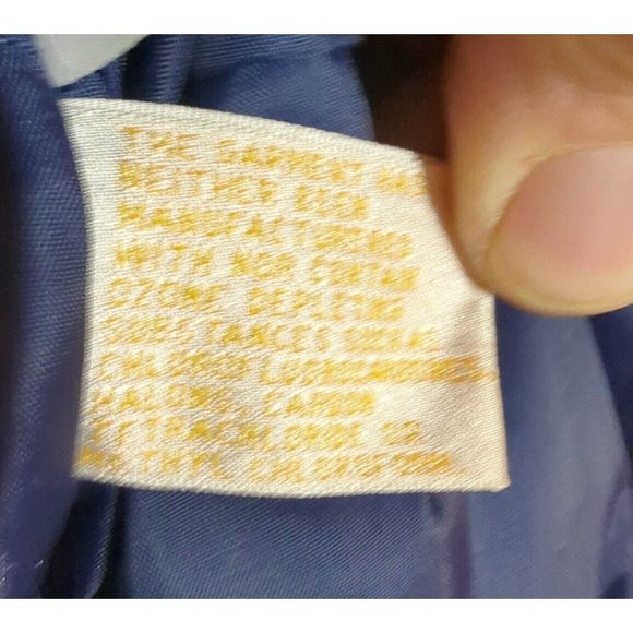 Notre Dame Fighting Irish Logo 7 Jacket Blue Gold Zip Up & Snap Size M Preowned - Picture 12 of 15